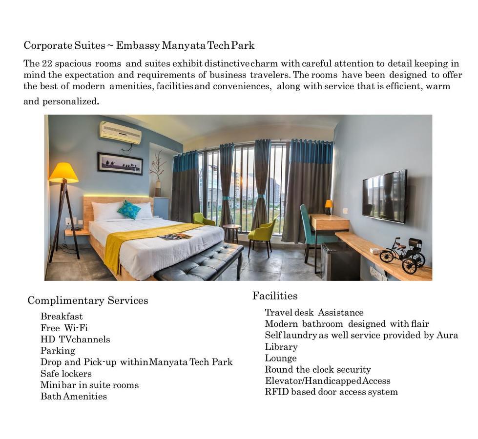 Aura Corporate Suites At Manyata Tech Park Bangalore Buitenkant foto